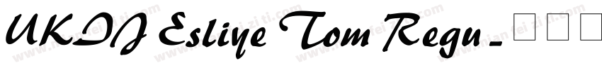 UKIJ Esliye Tom Regu字体转换